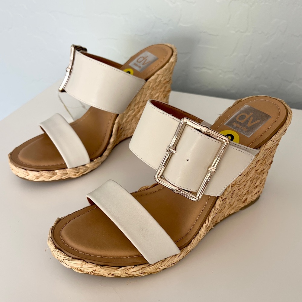 Dolce Vita Lucine Buckle Espadrille Wedges